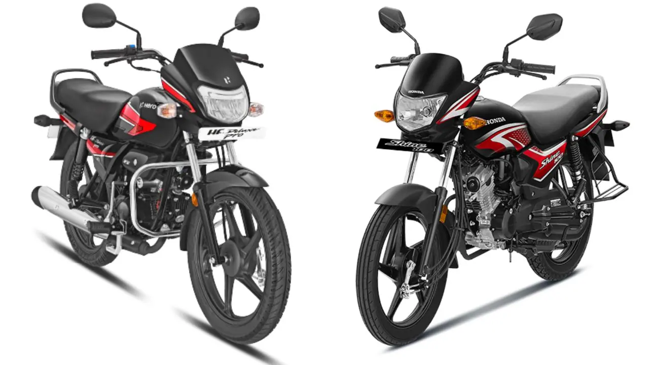 Honda Shine 100 DX vs Hero HF Deluxe Pro