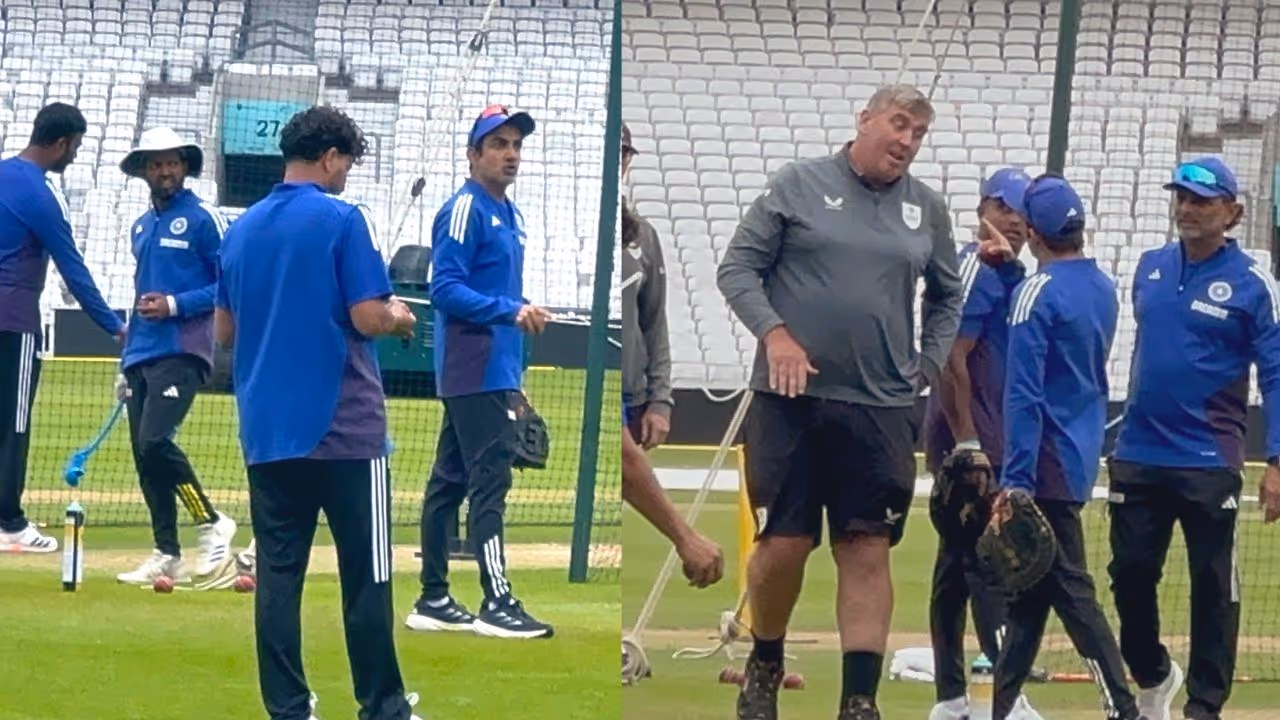 Gautam Gambhir fight with the ovals groundstaff Gautam Gambhir fight with the ovals groundstaff