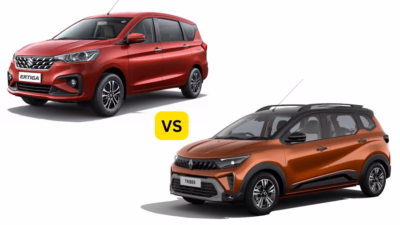Renault Triber vs Maruti Suzuki Ertiga Renault Triber vs Maruti Suzuki Ertiga