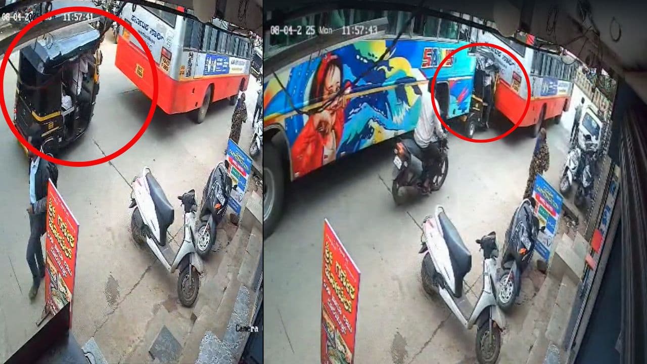 Chitradurga Bus auto Accident