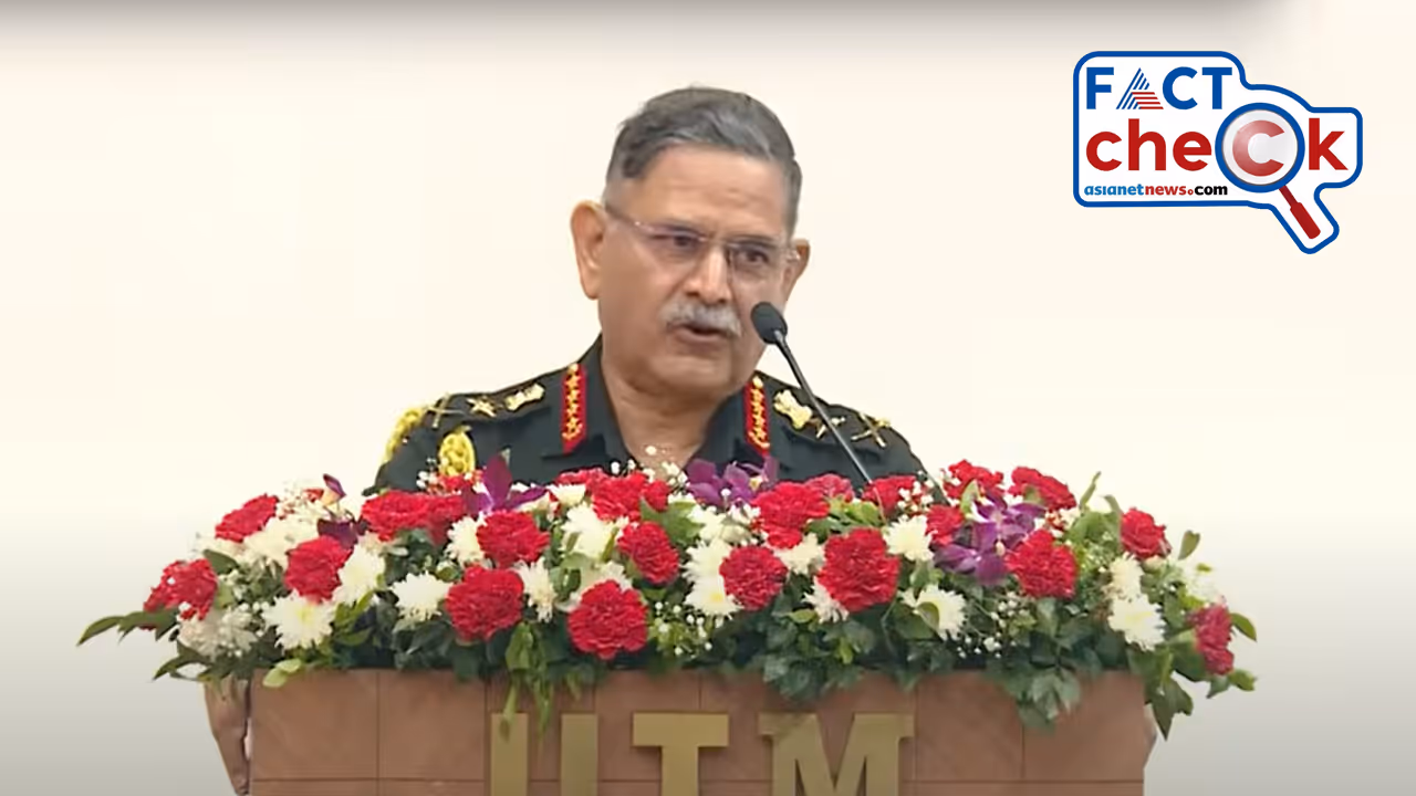 fact check of indian army chief claiming to shot pakistan fighter jets fact check of indian army chief claiming to shot pakistan fighter jets