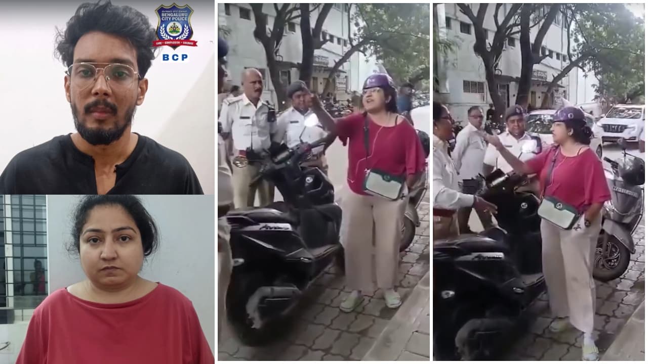  bengaluru traffic lady
