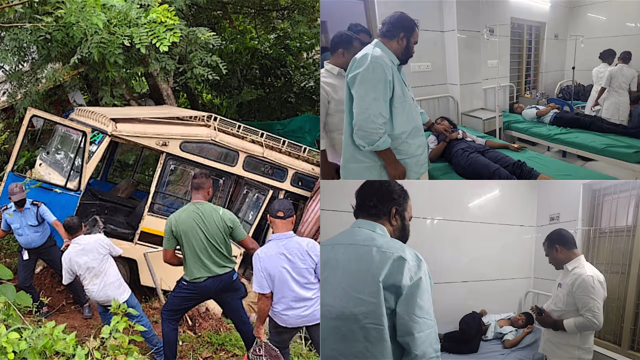 thiruvanthapuram school van accident
