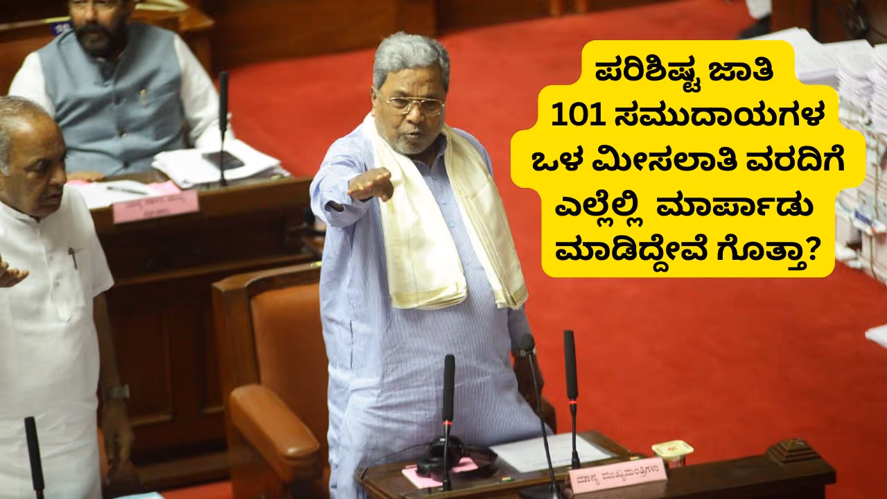 Karnataka SC Internal Reservation