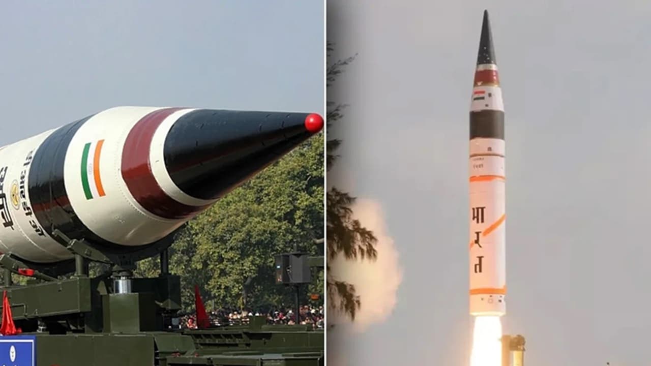 Agni 5 Intermediate Range Ballistic Missile 