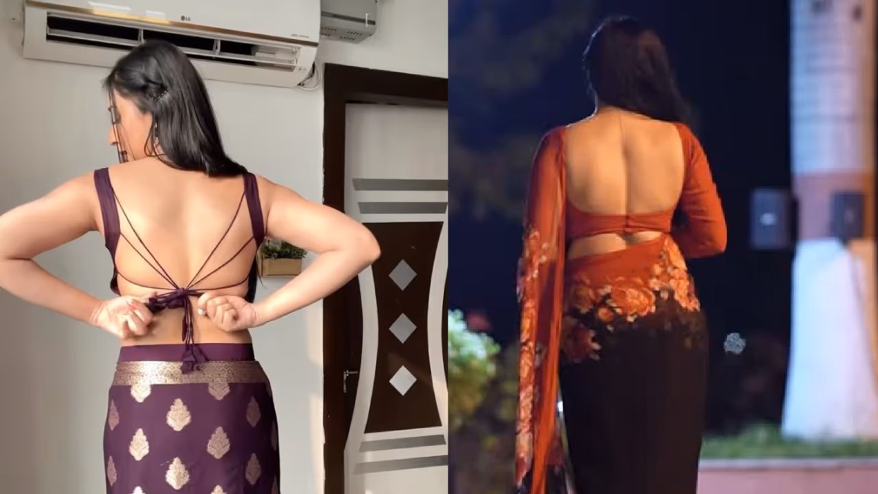 bigg boss 19 tanya mittal saree blouse changing video viral bigg boss 19 tanya mittal saree blouse changing video viral