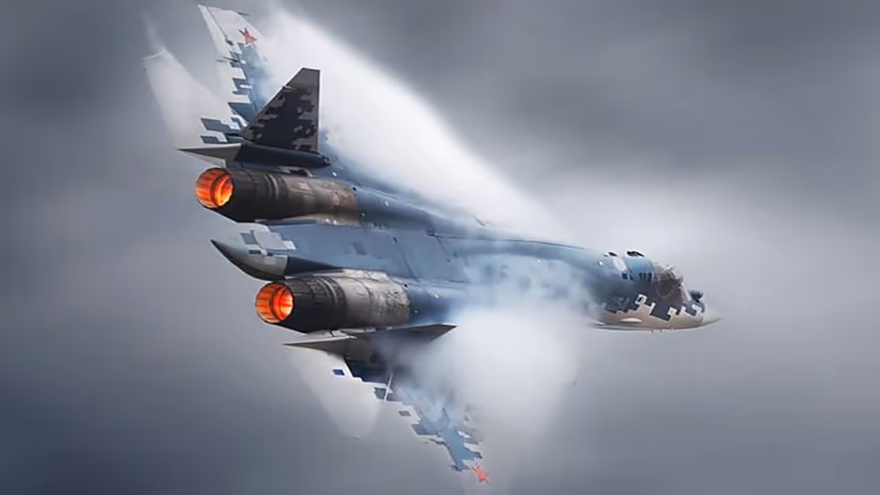 Su 57 fifth generation fighter jet