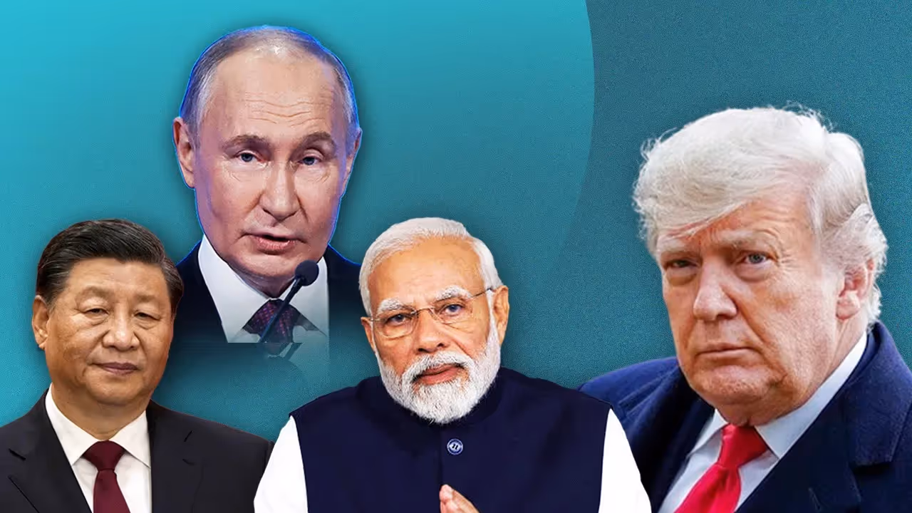 putin in china india