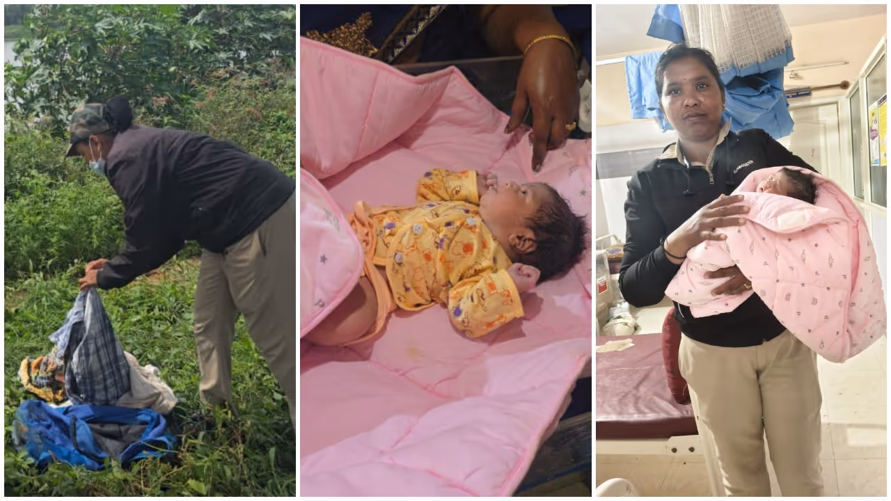 Newborn Baby Abandoned in bengaluru