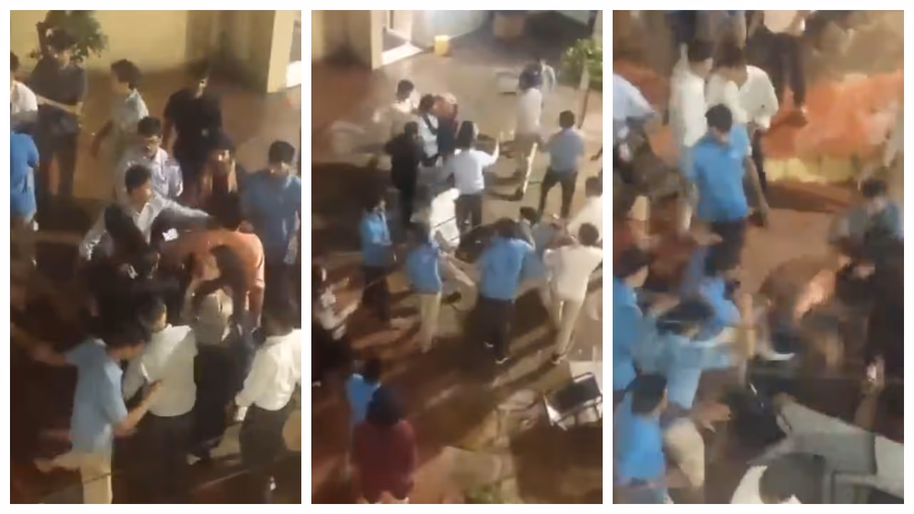 restaurant turning into a battlefield