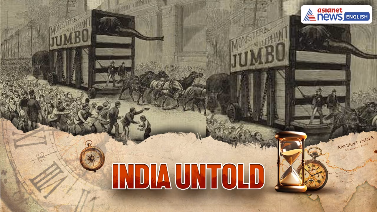 Two Indian Elephants Took The Streets to Circuses in America