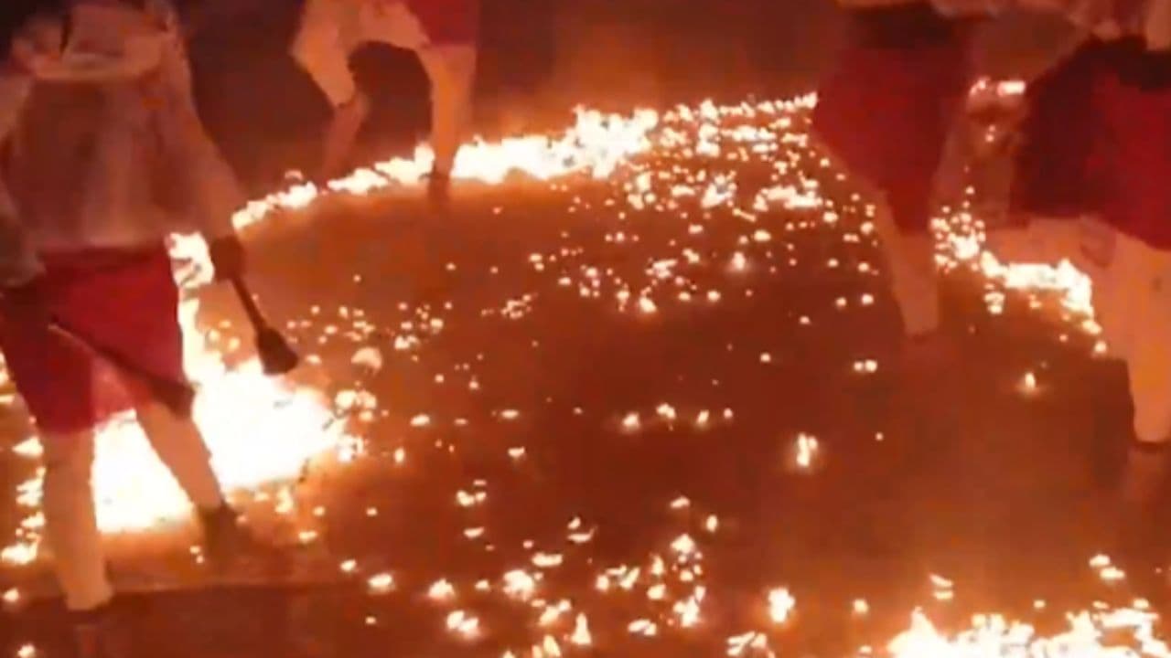 Daring Fire Garba Dance