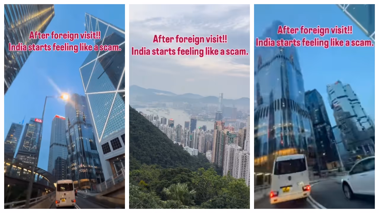 Inidan vlogger claims india feels like a scam after his first foreign trip