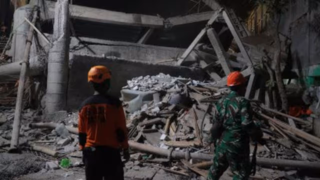 Indonesia School Building Collapses