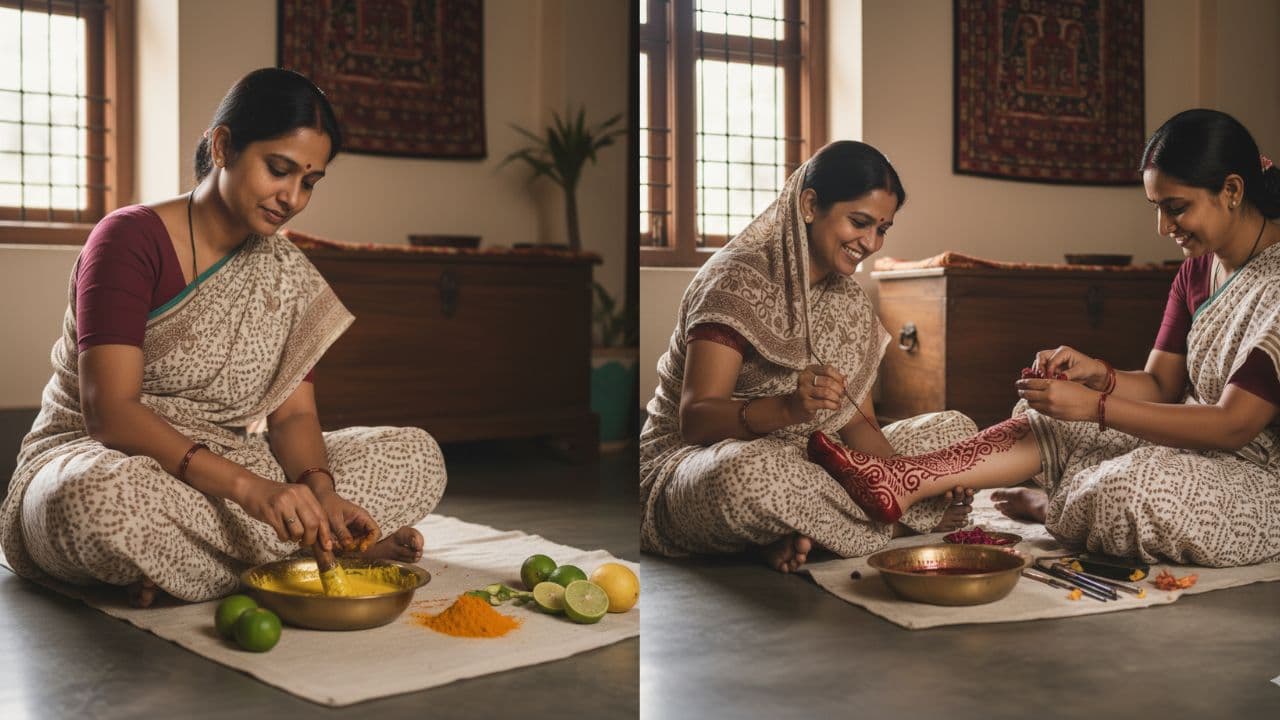 DIY homemade alta for festivals