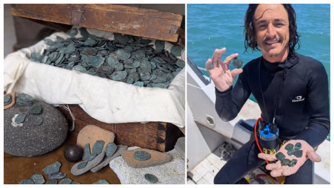 Gold and silver coins worth $1 million recovered from 1715 shipwreck