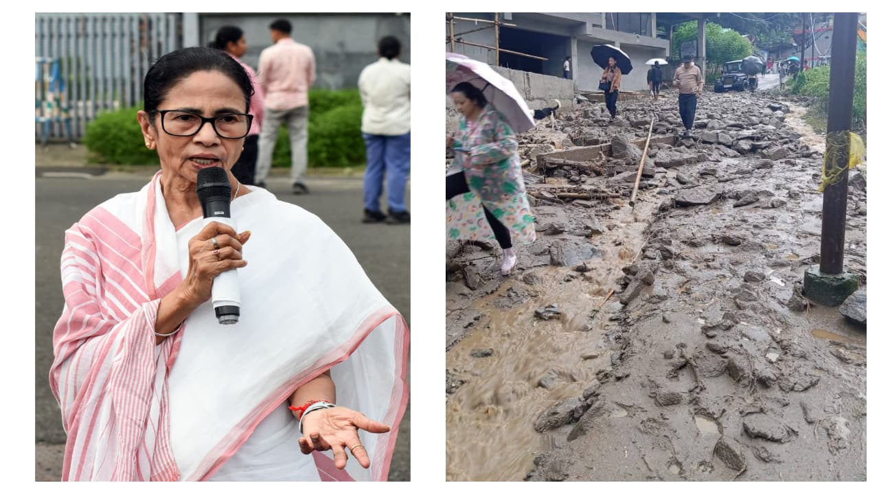 Landslide rain hit Darjeeling Mamata Banerjee to visit North Bengal on Monday