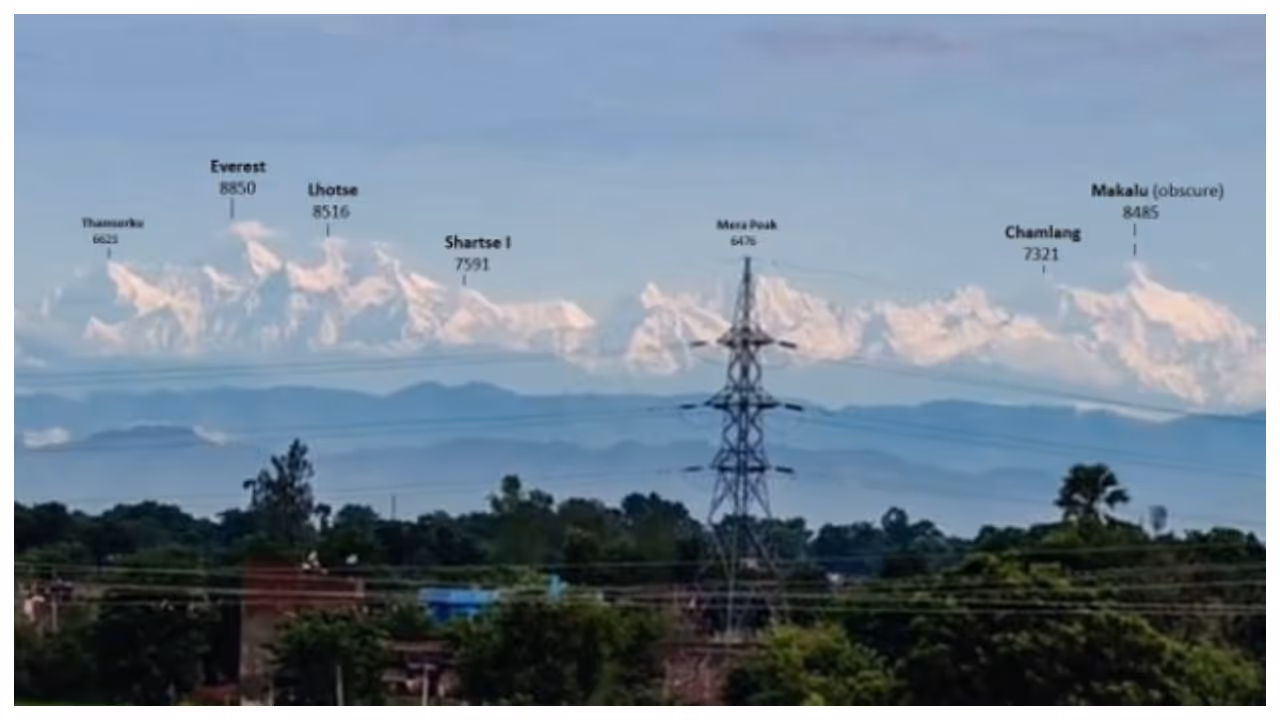 Mount Everest view from Bihar