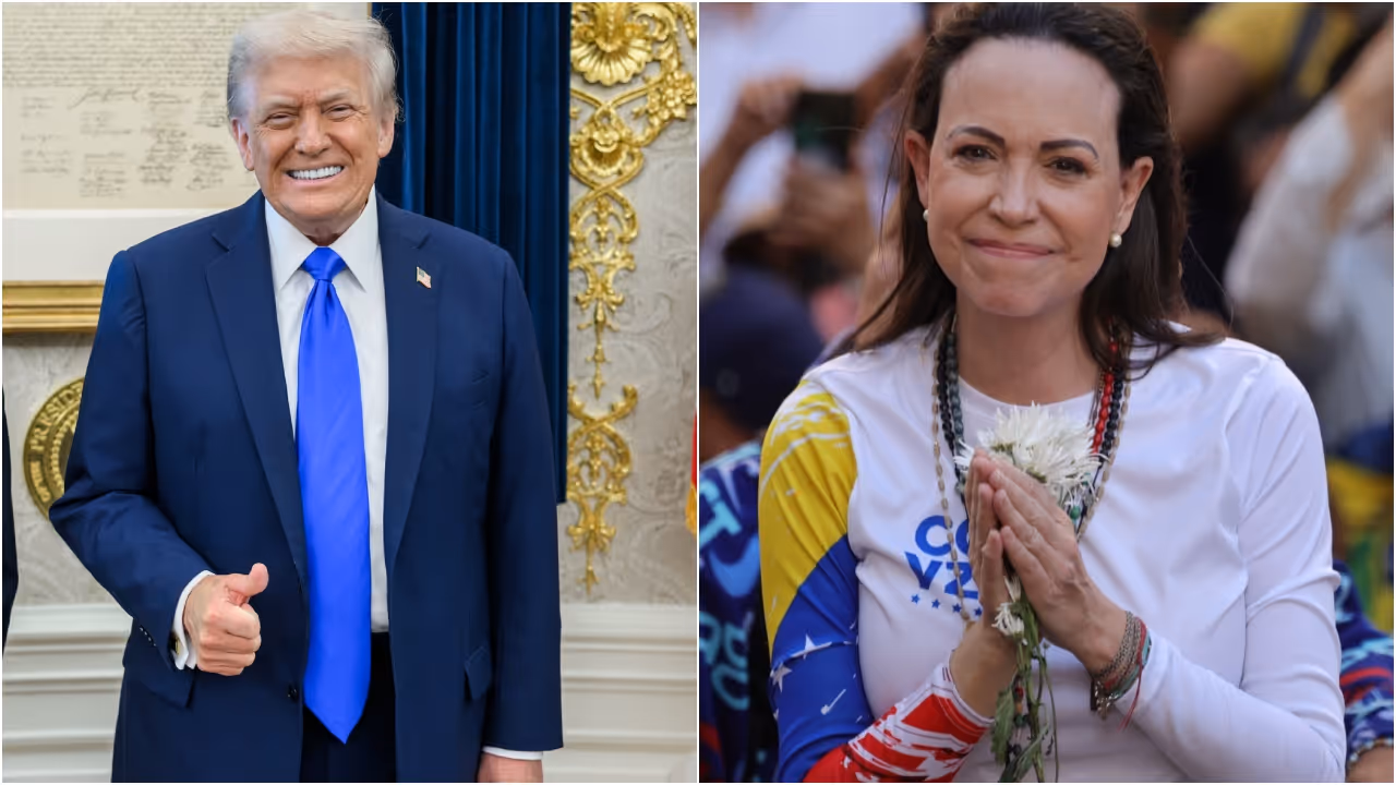 María Corina Machado donald trump