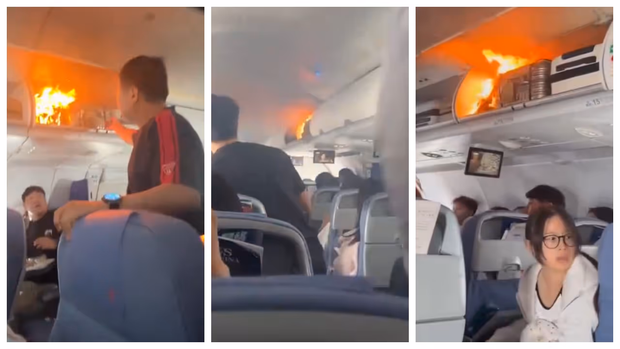 Lithium battery explodes causes fire Air China flight Lithium battery explodes causes fire Air China flight