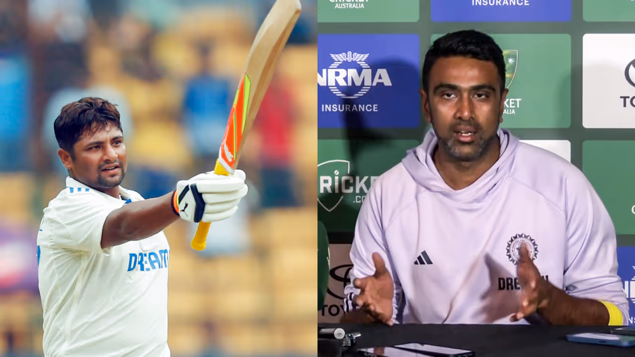 Sarfaraz Khan R Ashwin Sarfaraz Khan R Ashwin