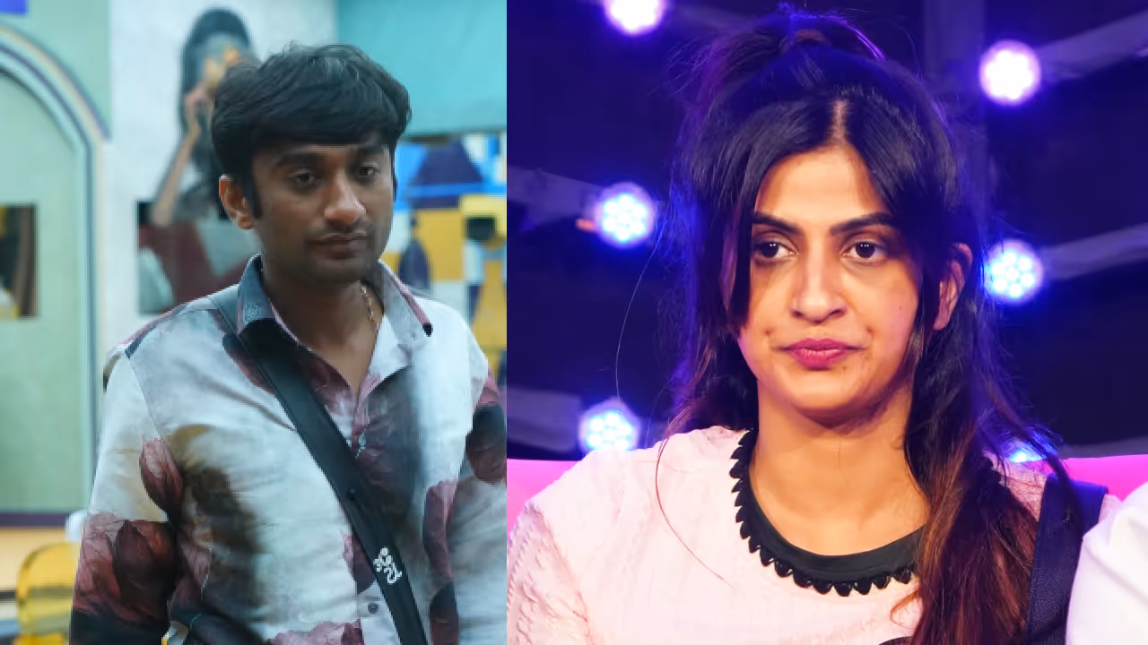 BBK 12 gilli nata and risha gowda fight 