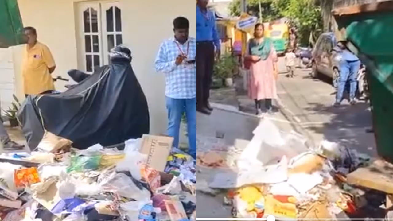 BSWML dumps trash outside homes