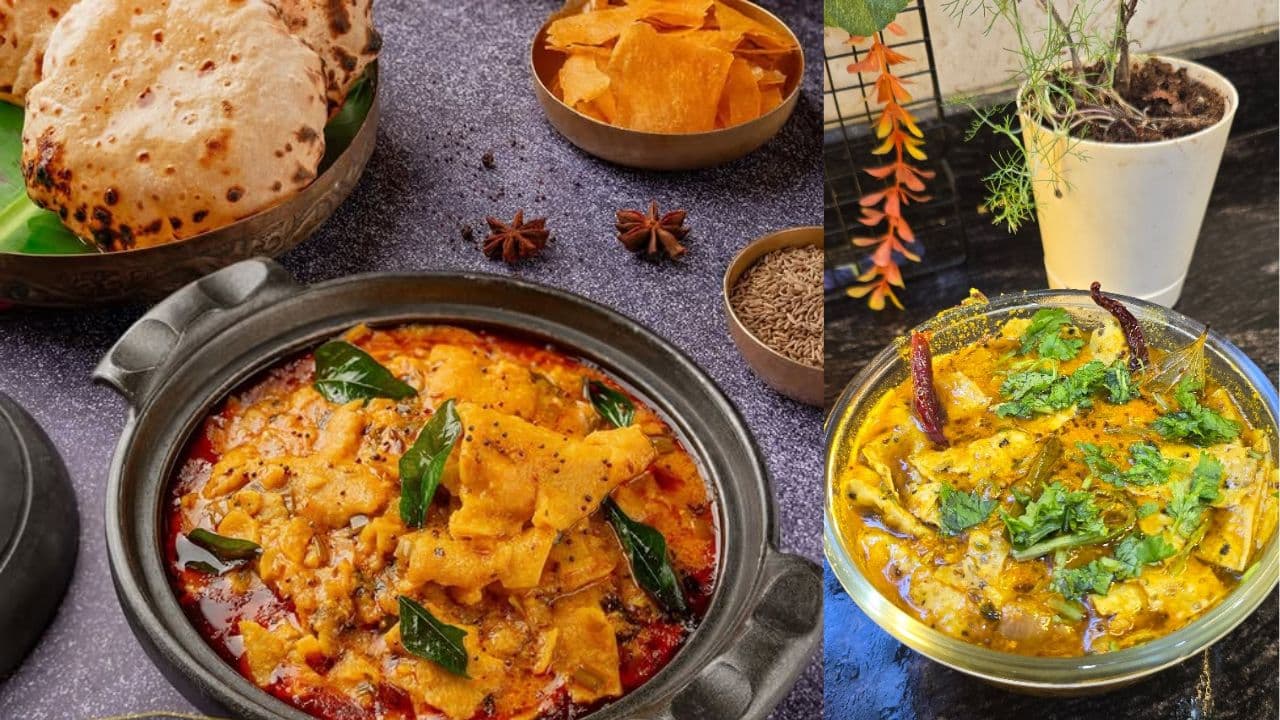 rajasthani papad ki sabji recipe