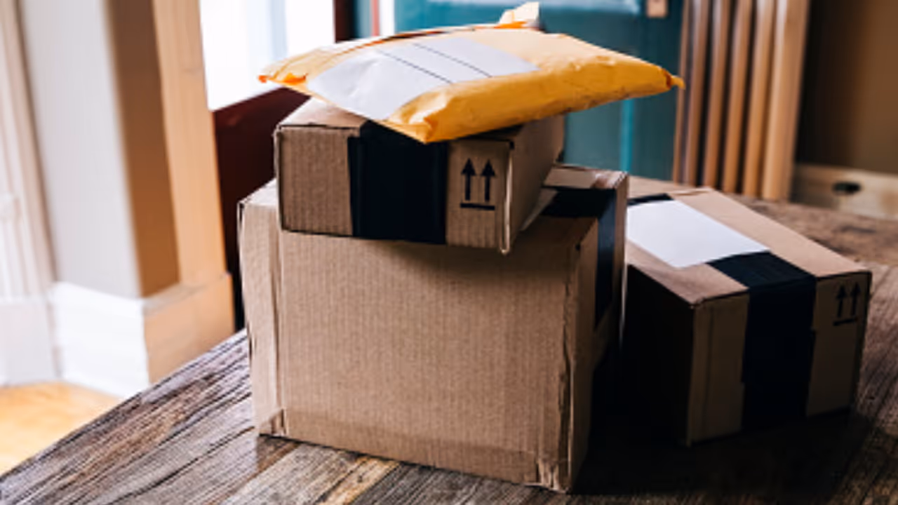 Stack of packages Stack of packages