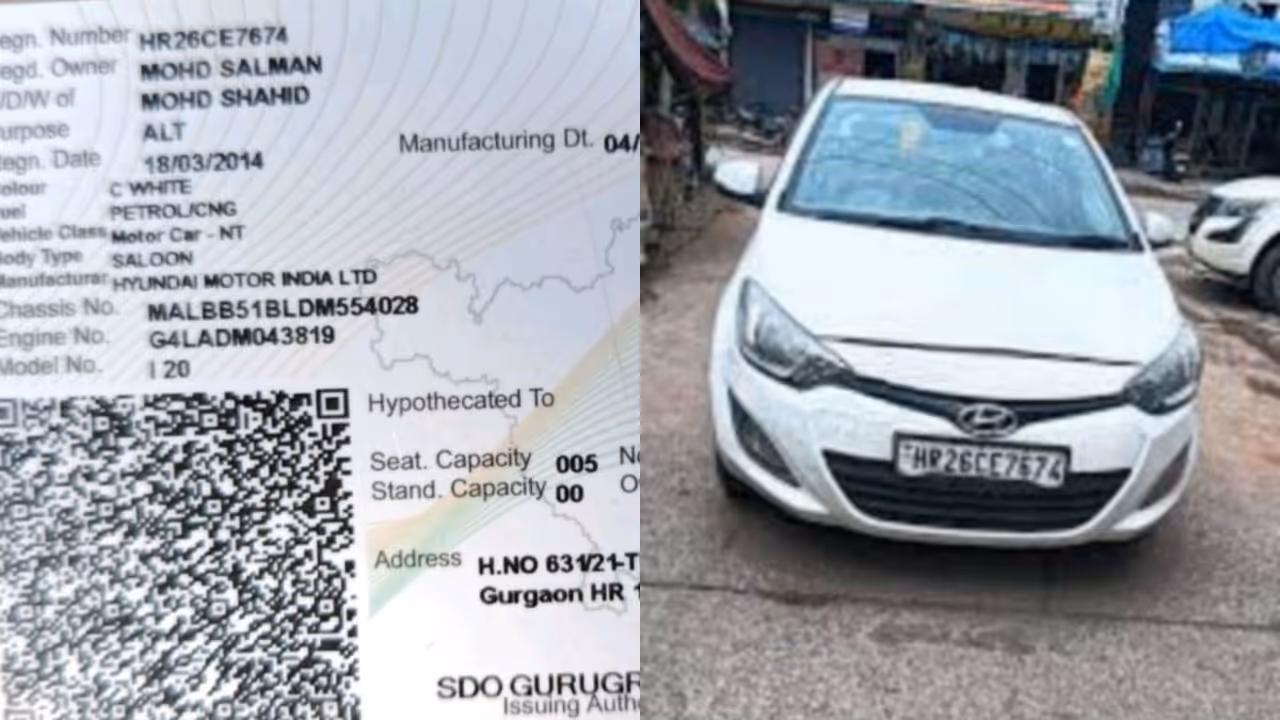 delhi red fort blast car