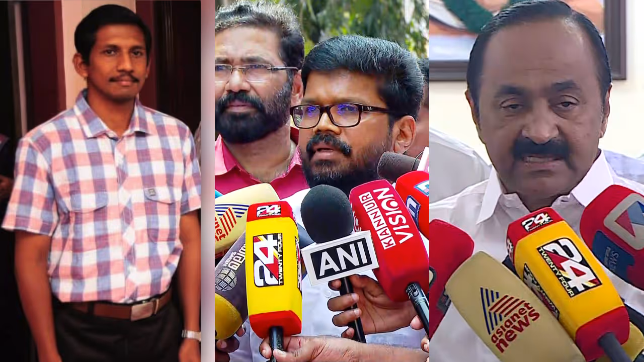 Aneesh George, KK Ragesh, VD Satheeshan