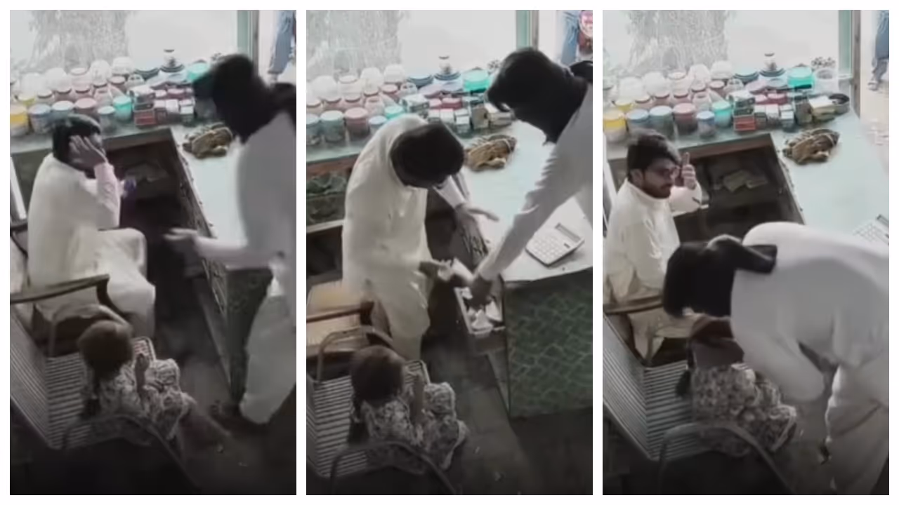  Viral video Girl gives a lollipop to robber