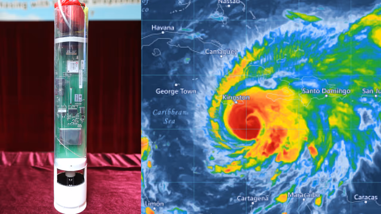Hurricane Melissa dropsonde