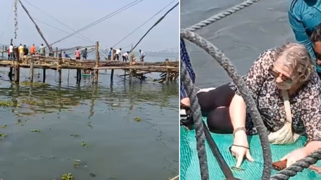 Chinese fishing nets Accident