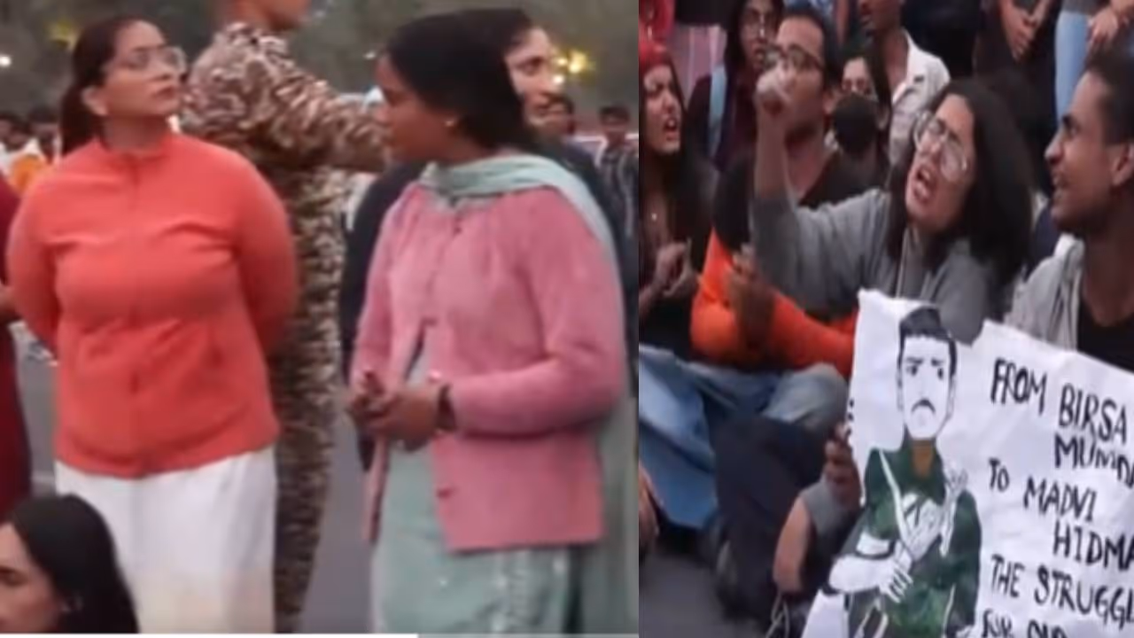 delhi air pollution protest hidma controversy delhi air pollution protest hidma controversy