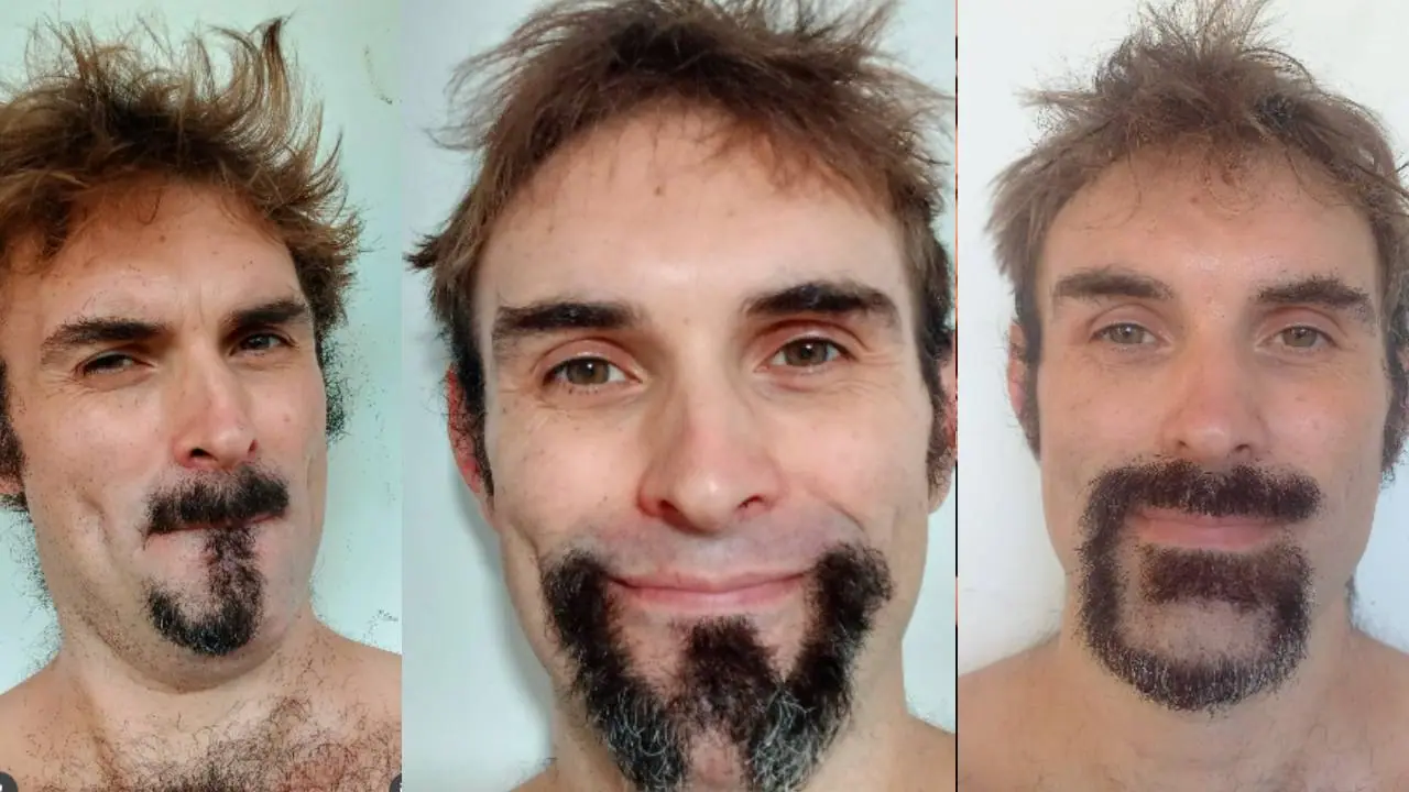 British man sculpts his beard