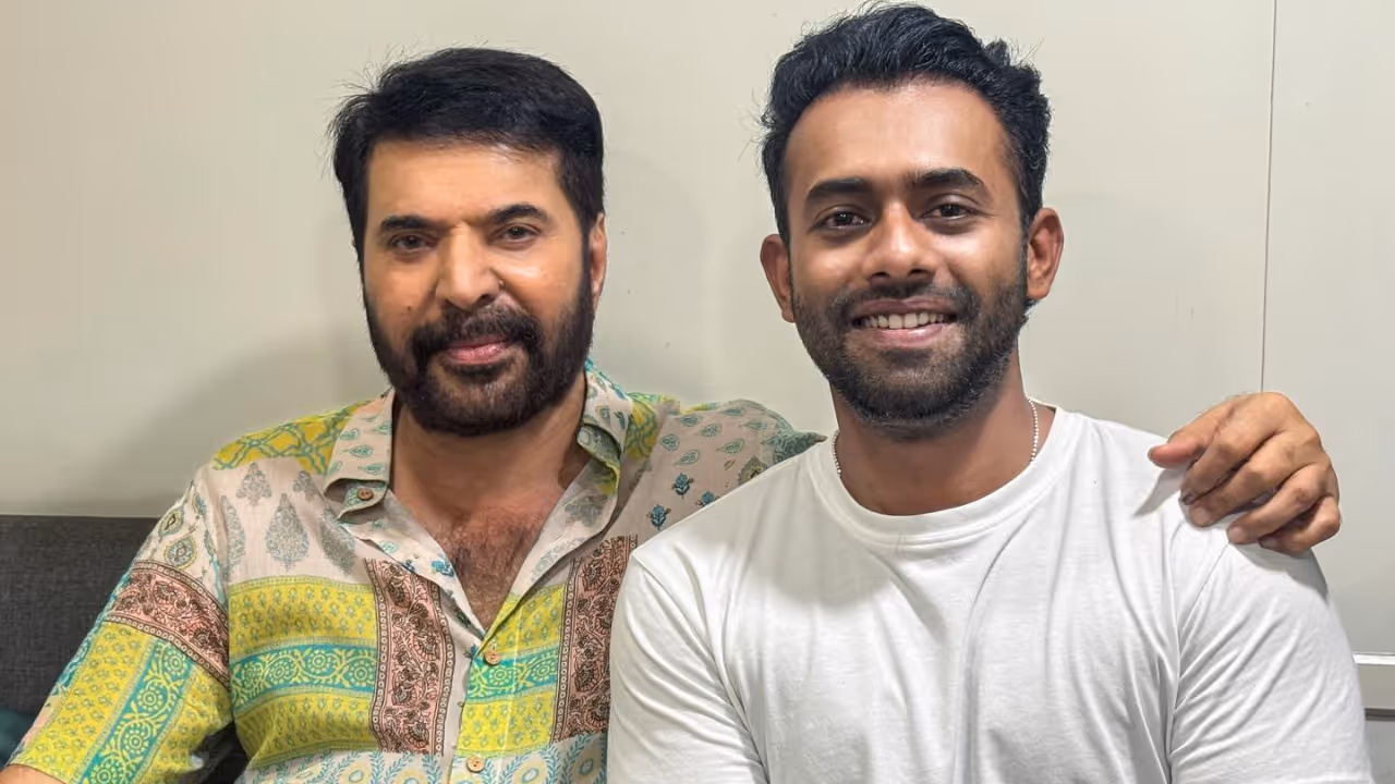 Mammootty and Arjun Ashokan