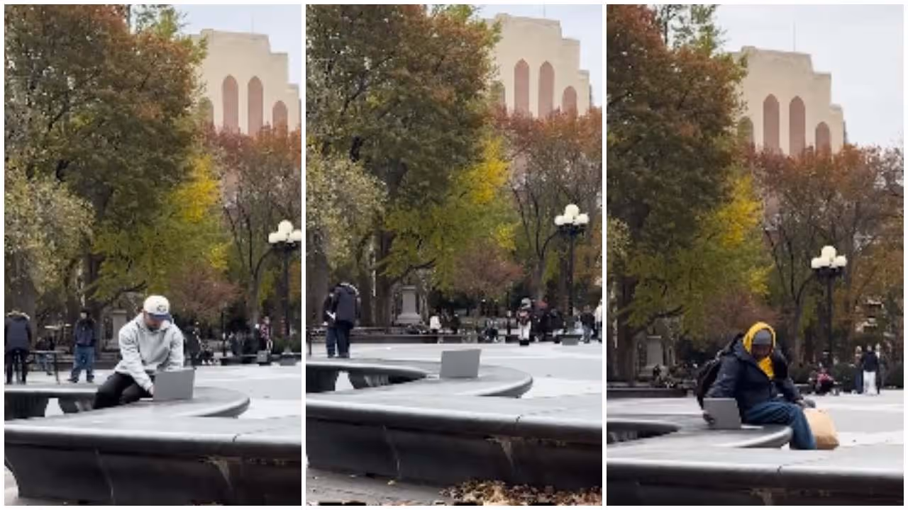 laptop stolen from new york city in 5 minutes