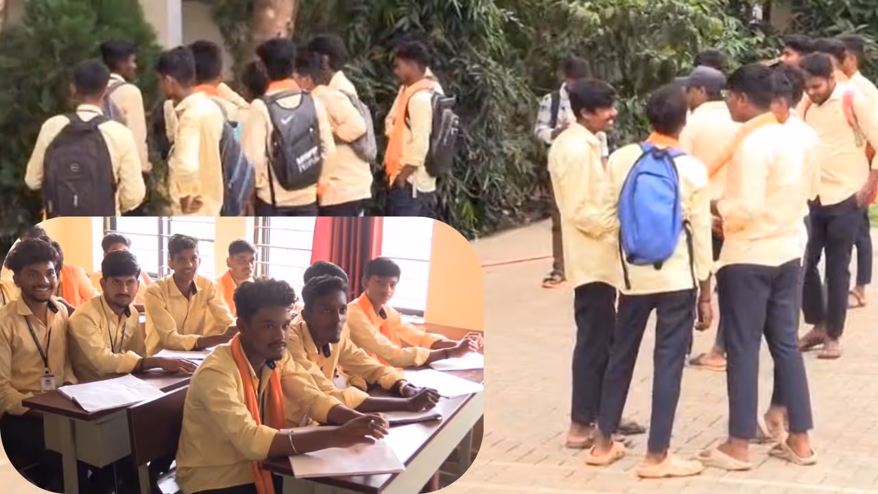 Haveri Hijab Vs Safron towel