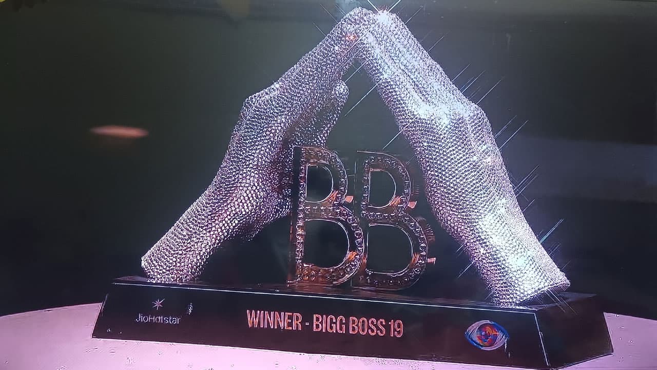 Bigg Boss 19 Trophy