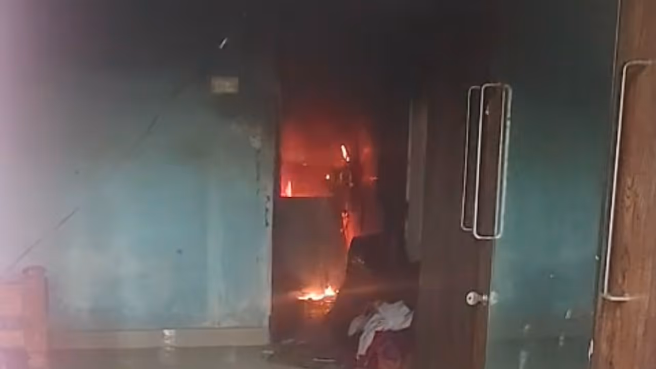 washing machine fire