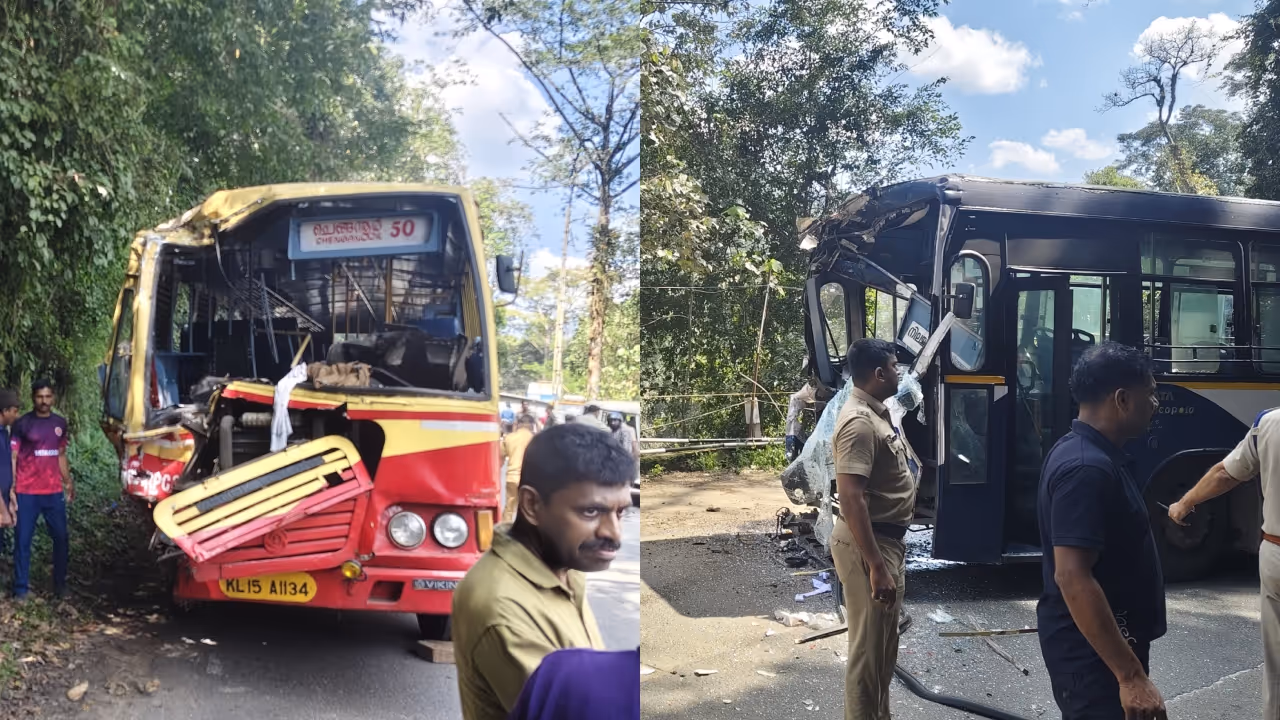 KSRTC Bus accident KSRTC Bus accident