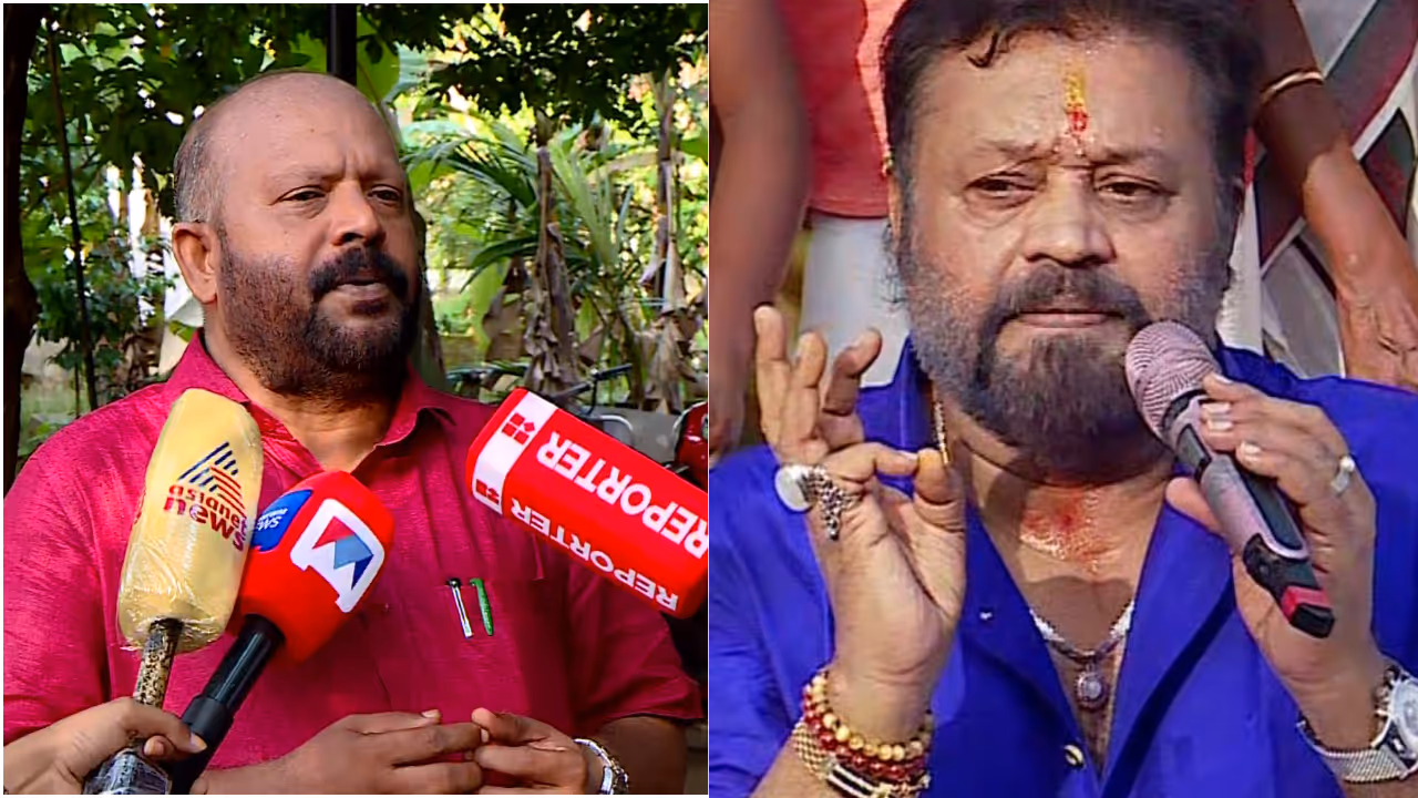 Sunil kumar, suresh gopi Sunil kumar, suresh gopi