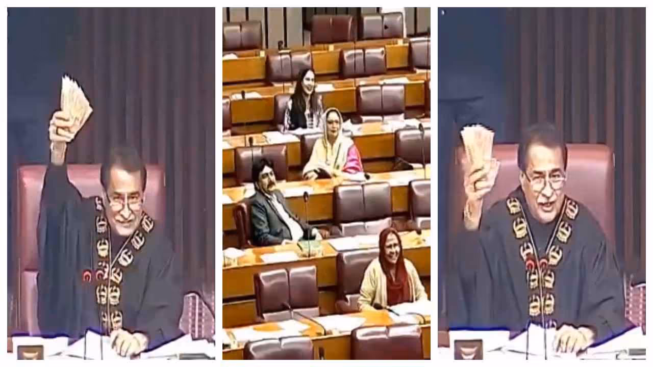 Pak Assembly Speaker Waves Lost Cash Pak Assembly Speaker Waves Lost Cash