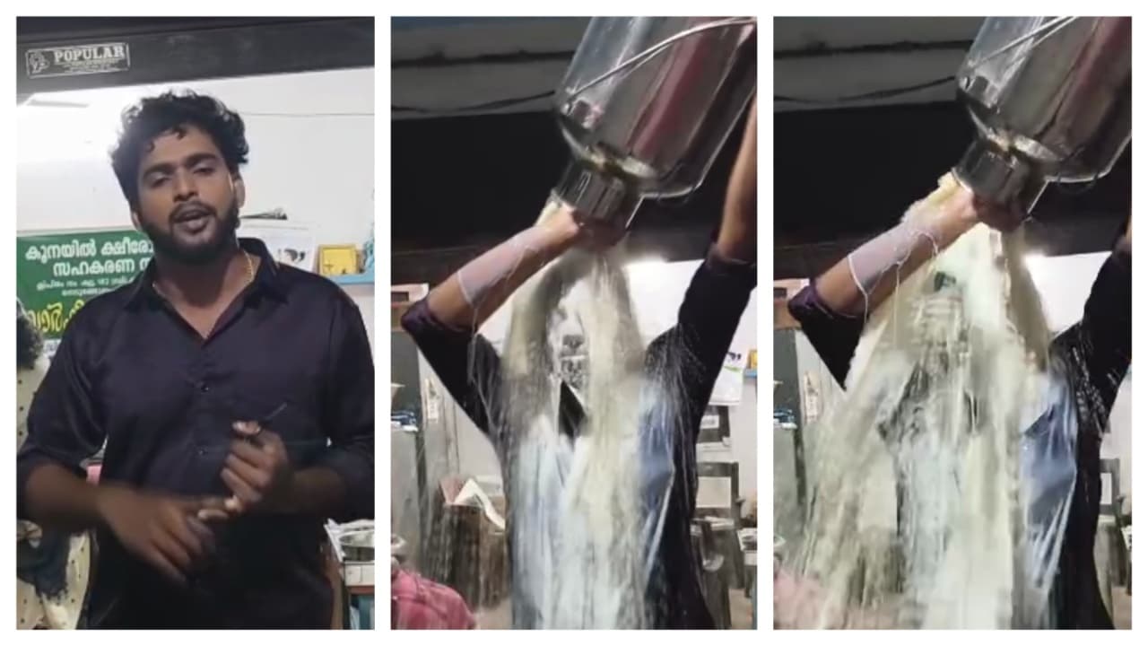 milk farmer protest milk farmer protest