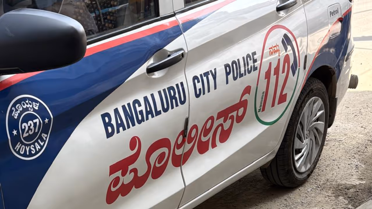 Bengaluru City Police typo Bengaluru City Police typo