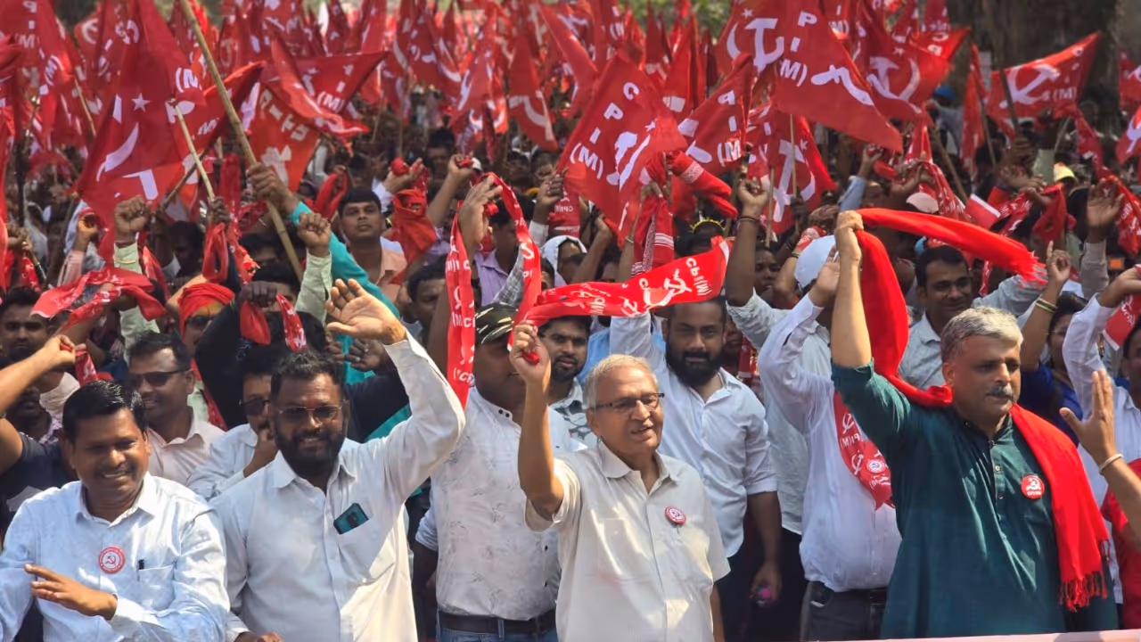 CPM Long March Maharashtra CPM Long March Maharashtra