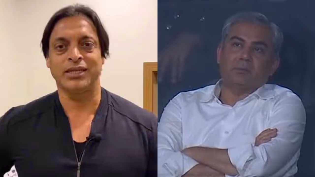 Shoaib Akhtar and Mohsin Naqvi Shoaib Akhtar and Mohsin Naqvi