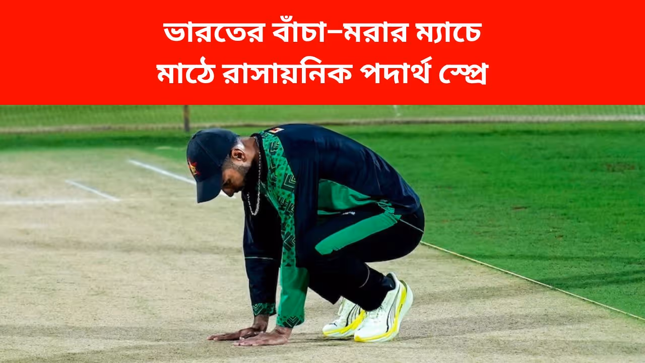 T20 World Cup India vs Zimbabwe Special American chemical Sprayed at Chepauk T20 World Cup India vs Zimbabwe Special American chemical Sprayed at Chepauk