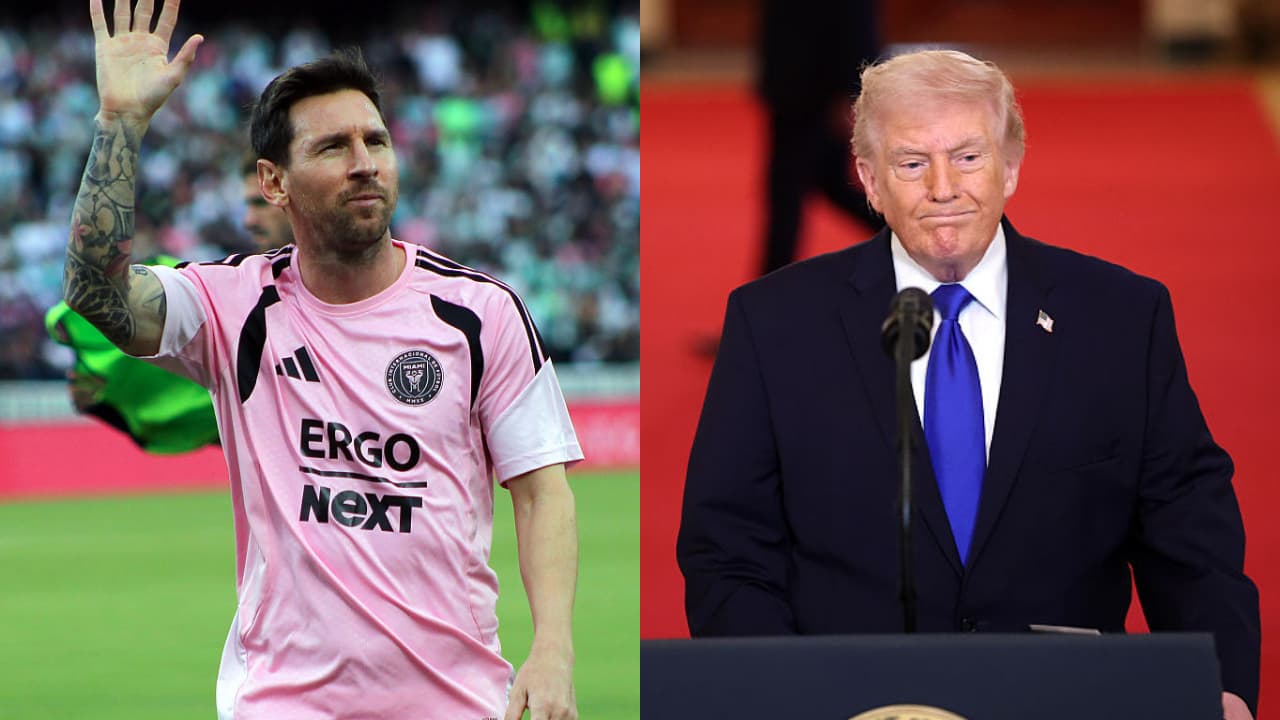 Lionel Messi and Donald Trump Lionel Messi and Donald Trump